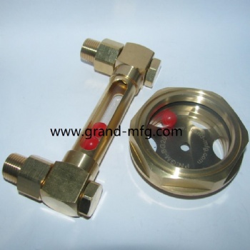 NPT 2 INCH Sight Glass Brass Oil Level Sight Glass Oil Level Gauge