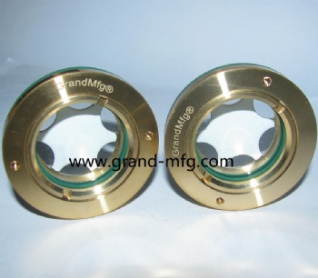 Brass oil sight glass,Knob Type Sight Glass,Oil Sight Glass for hydralic machine and compressor and reducer pump