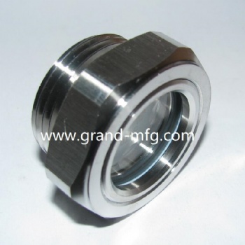 M33x1.5 Hexagon Stainless Steel 304 Oil Sight Glass(Metric Thread)