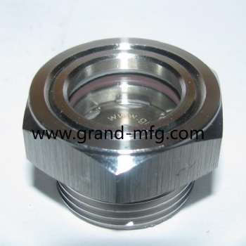 1 1/4 inch stainless steel oil level sight glass NPT thread