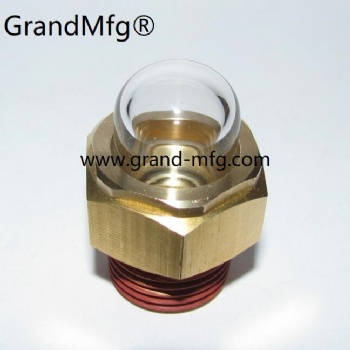 NPT thread 3/8 brass oil level sight gauge liquid oil indicators